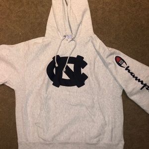 UNC reverse-weave Champion Hoodie
